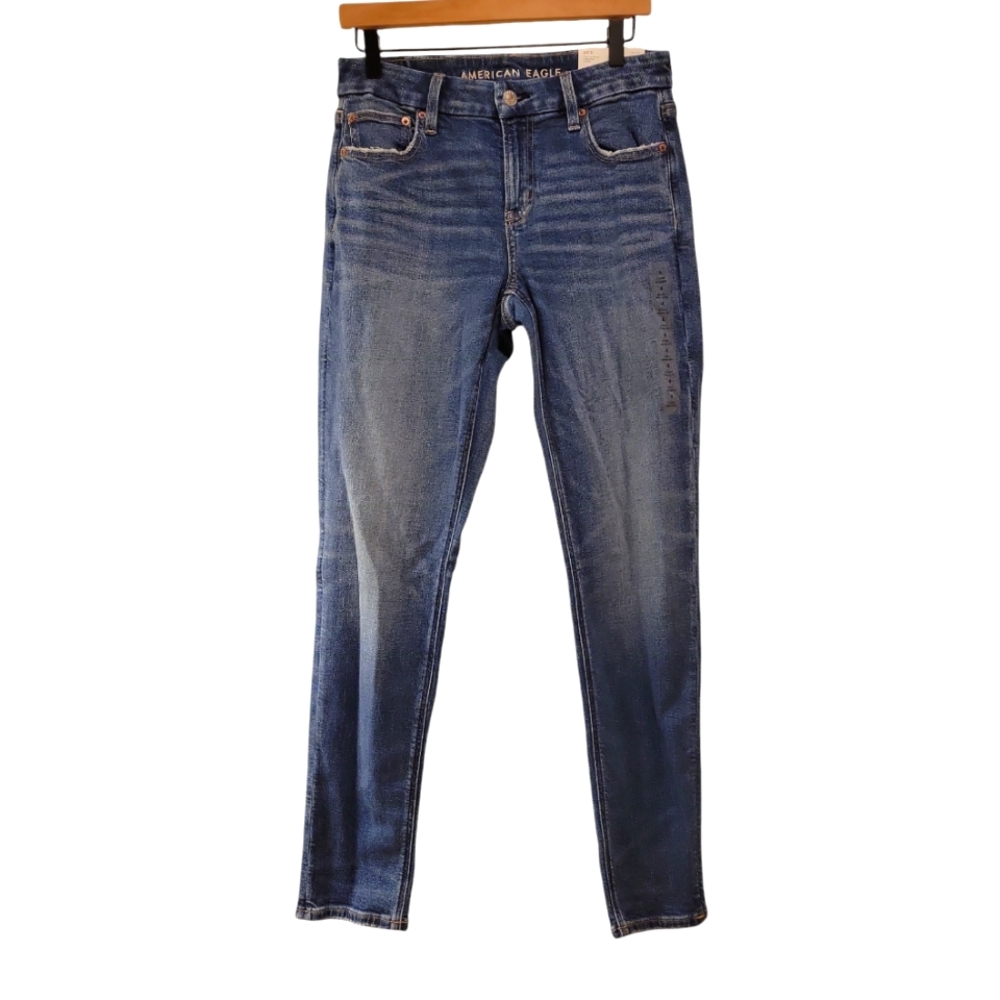 American Eagle, NWT, Curvy 90s Skinny Jeans, Stretch, Women's sz 4 Reg, L- 40.5